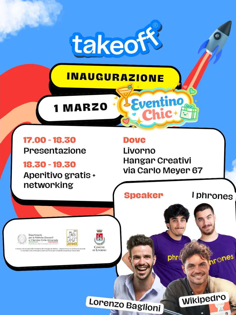Takeoff, agli Hangar Creativi nasce l’hub per gli under 35