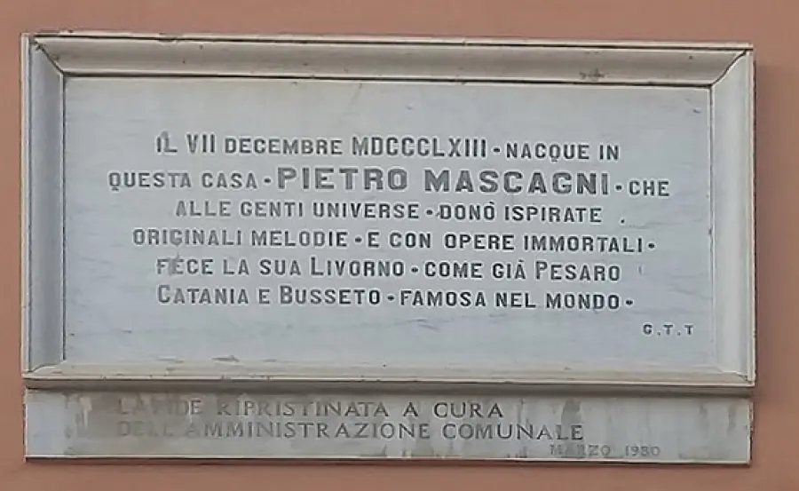 Pietro Mascagni e Livorno: storia del compositore