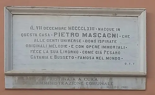 Pietro Mascagni e Livorno: storia del compositore