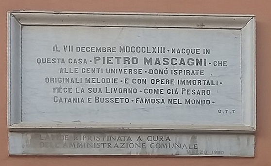 Pietro Mascagni e Livorno: storia del compositore